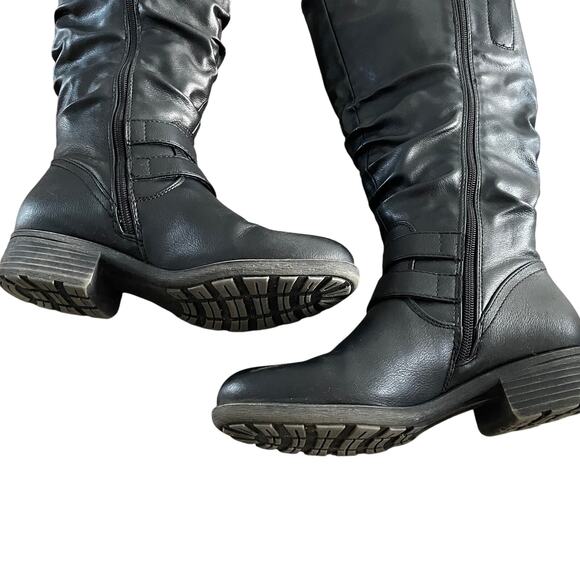 Baretraps Partay Riding Boot Wide Calf in Black - Size: 7.5 W - Picture 7 of 8